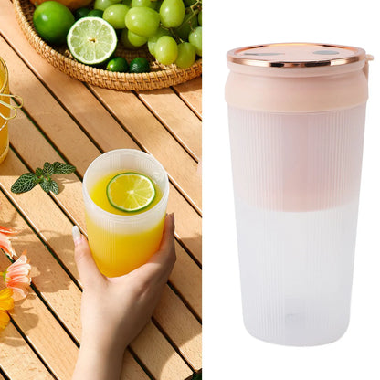 Portable Blender 4 Blades Cordless 300ml Capacity USB Rechargeable Handheld Personal Size Blender for Juice Shakes Smoothies
