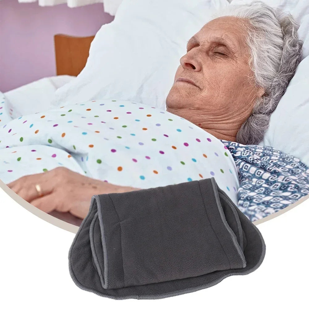 Washable Adult Diaper 4 Layers Bamboo Charcoal Cloth Nappy Liner Super Absorbent Reusable Incontinence Adult Diaper Insert Pad