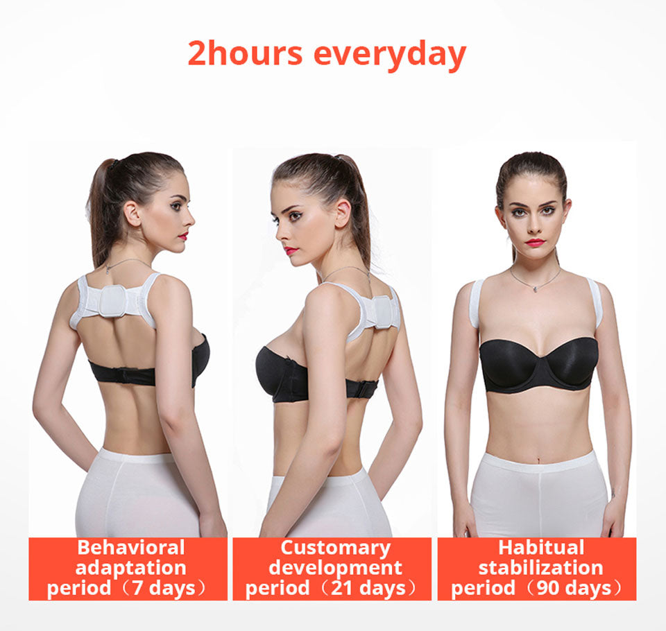 Adjustable Posture Corrector Back Support Shoulder Belt Rectify Straighten Correction Spine Corrector Health Postural Fixer Tap