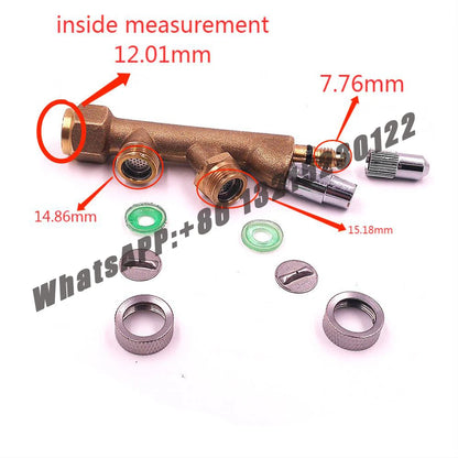 Agriculture Spray Nozzle Fighter Fan Nozzle, Atomizing Sprayer Nozzle, Spray Gun with 4 Nozzles