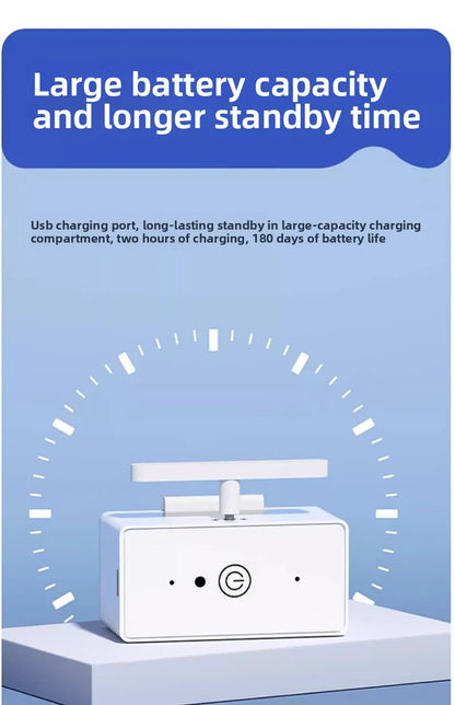 Smart Wireless Light Switch Remote Control for Bedroom/Lazy People, Auto On/Off, Smart Home Device