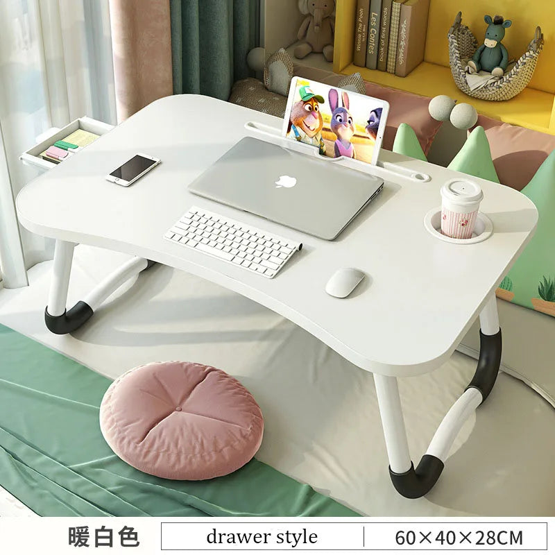 Laptop Desk Laptop Bed Stand Foldable Laptop Table Folding Breakfast Tray Portable Lap Standing Desk Reading and Writing Holder