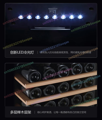Embedded Wine Cabinet Household Small Refrigerator Constant Temperature Refrigerated Cabinet Drinks Ice Bar