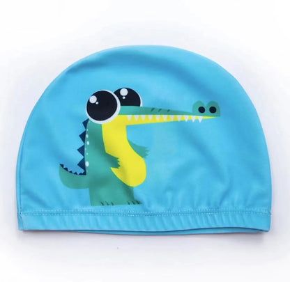 10pcs Children's Swimming Caps Elastic Fabrics Swimming Pools Water Sports Boys' and Girls' Swimming Caps Boys' Swimming Caps