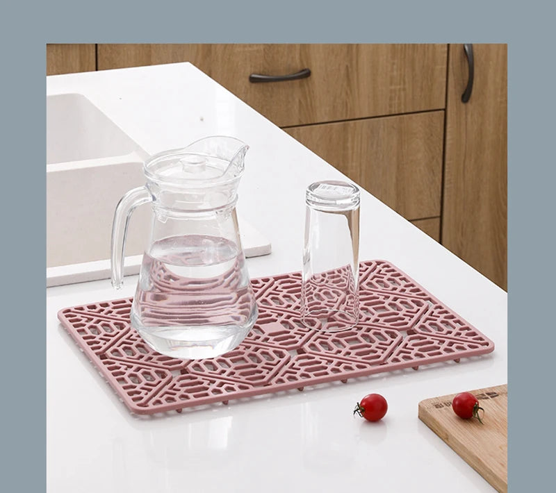 Sink Protectors for Kitchen Sink,Silicone Sink Mats for Bottom of Kitchen Sink Grid Accessory,Non-Slip Sink dish drying Mat