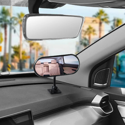 Baby Car Mirror Adhesive Mount Wide Angle Backseat Monitor Automotive Rearview Baby Observation Mirror Car Interior Accessories