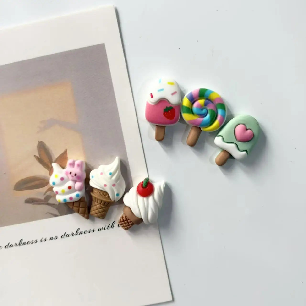 Ice Cream Food Fridge Magnets, Home Decoration Magnets, Cute Magnet Photos for Fixation