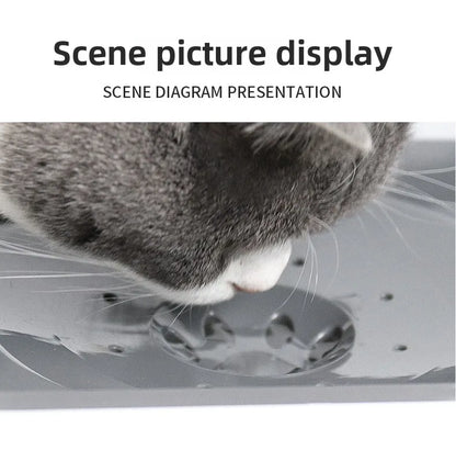 Pet bowl Dog water bowl Non-wet mouth floating bowl anti-spill cat water dispenser anti-splash dog bowl