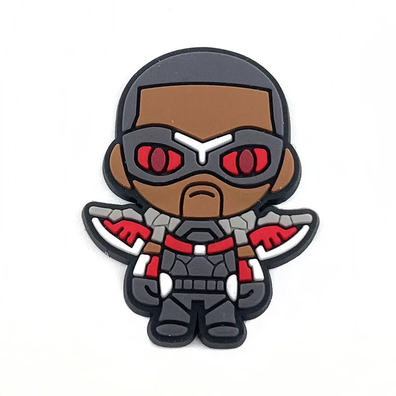 28styles Movies Super Hero Shoe Charms for Clogs Sandals Decorations shoes Accessories PVC Charms Cartoon Kids Gifts