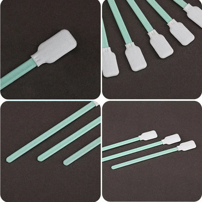 50PCS Cleaning Sponge Cloth Swabs Polyester Fibre Single Side Double Layer Cloth Swabs Car Cleaning and Maintenance Tools