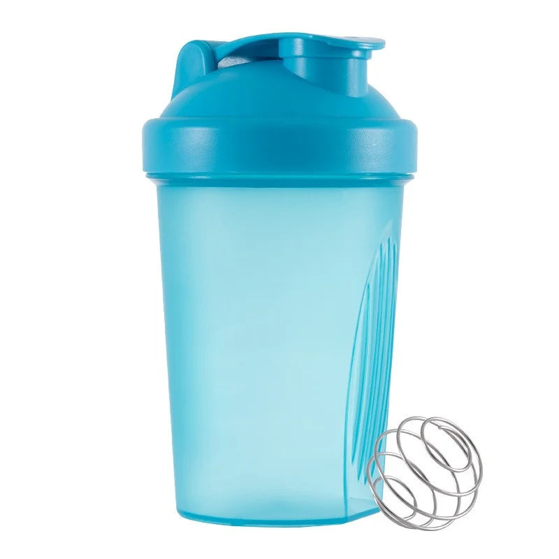 Sports water cup with Shaker Balls Leak Proof Drink Shaker Bottle Whey Protein Powder Mixing Bottle Fitness Gym Shaker Drink Cup