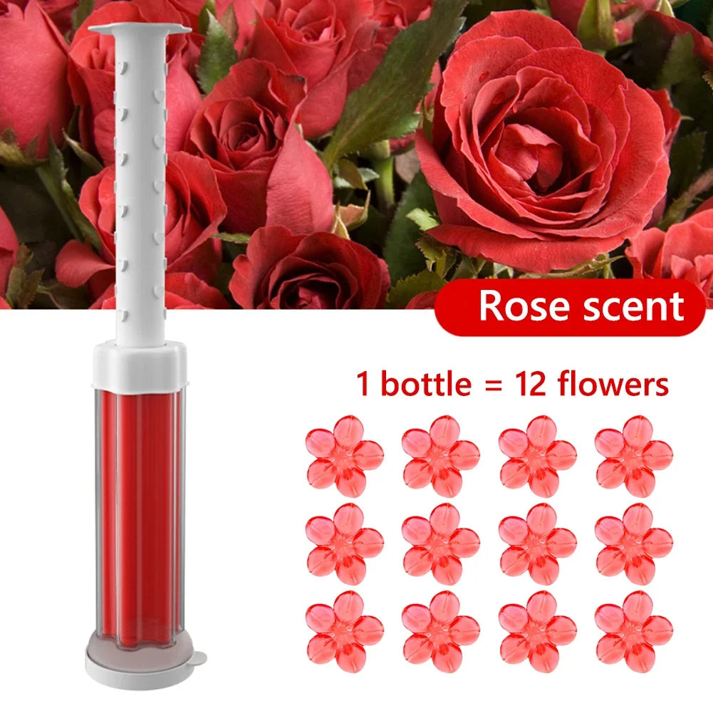 Toilet Cleaner Gel Remove Odors Leave Flower Aromatic Toilet Gel No Traces Comfortable Smell for Household Cleaning Products