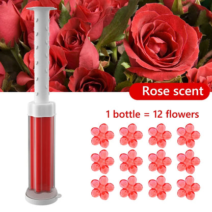 Toilet Cleaner Gel Remove Odors Leave Flower Aromatic Toilet Gel No Traces Comfortable Smell for Household Cleaning Products