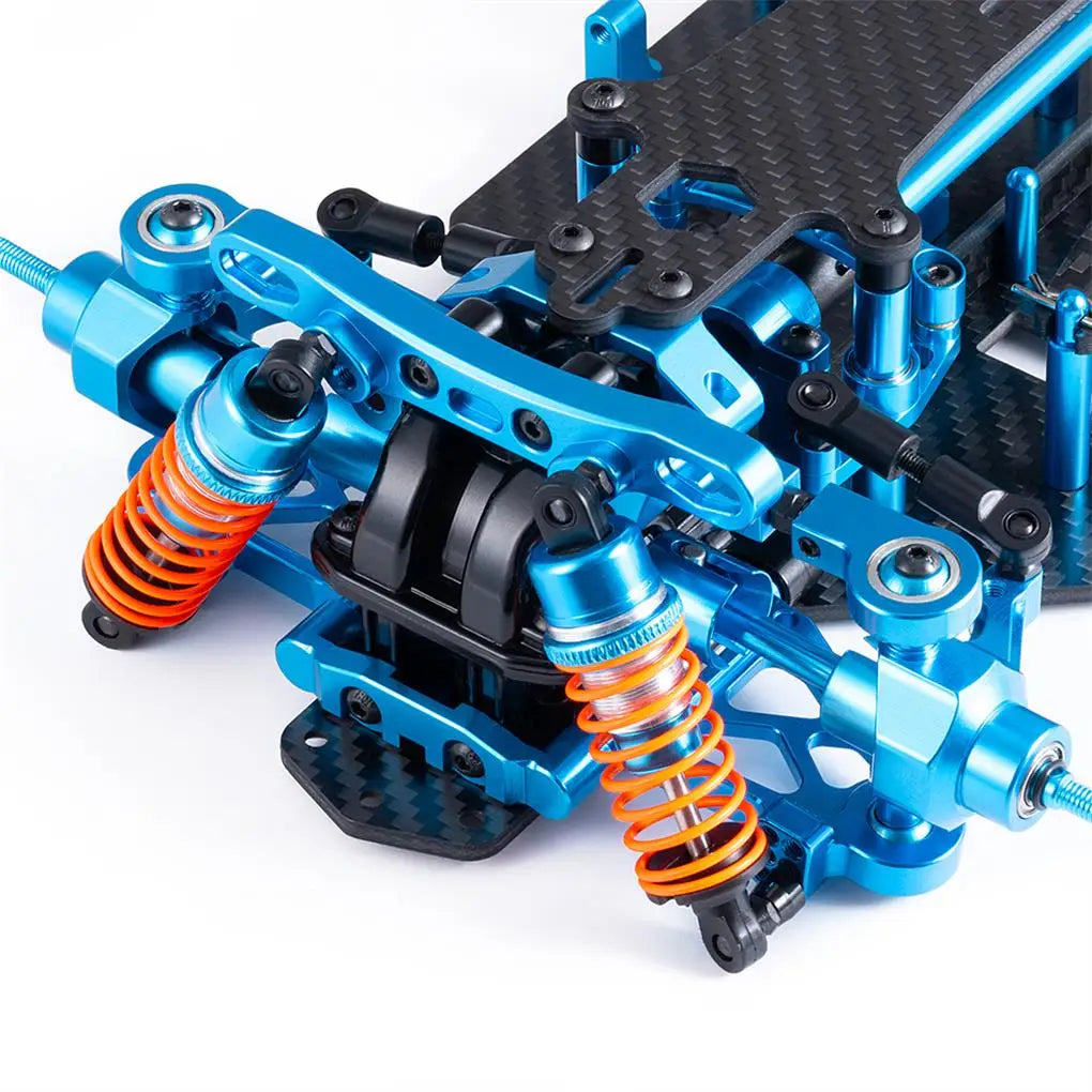 1/10 Carbon fiber Car Frame For 1/10 TT02 Aluminum Alloy / Plastic Chassis Frame  RC Car Part