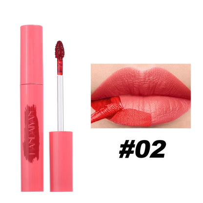 Handaiyan Lip Gloss Longlasting Lip Liner Brown Lipstick Liquid Matte Waterproof Lipgloss Lip Stain Tint Glaze Makeup
