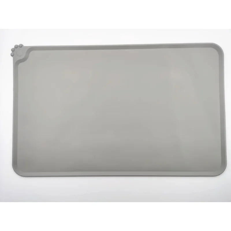 Food Grade Silicone Bowl Mats, Non - slip Food Pan Mat With Border, Waterproof Silicone Pet Placemat, Pet Feeders