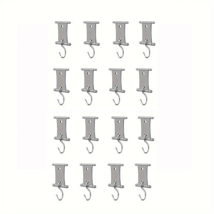 4/8Pcs S-Shaped Camping Awning Hooks Clips RV Tent Hangers Light Hangers For Caravan Camper Hooks Accessories Outdoor Supplies