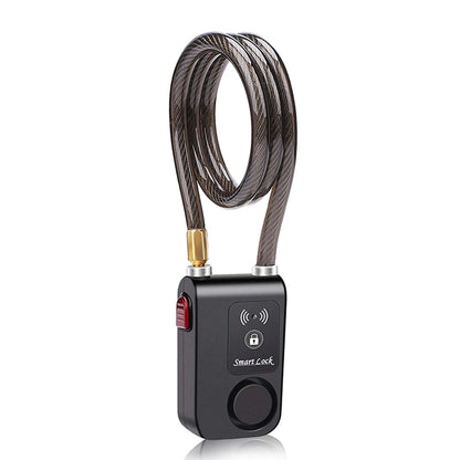 New Bicycle Anti-theft Alarm Lock Bluetooth Smart APP Control Waterproof Bike Burglar Vibration Alarm Lock Security System