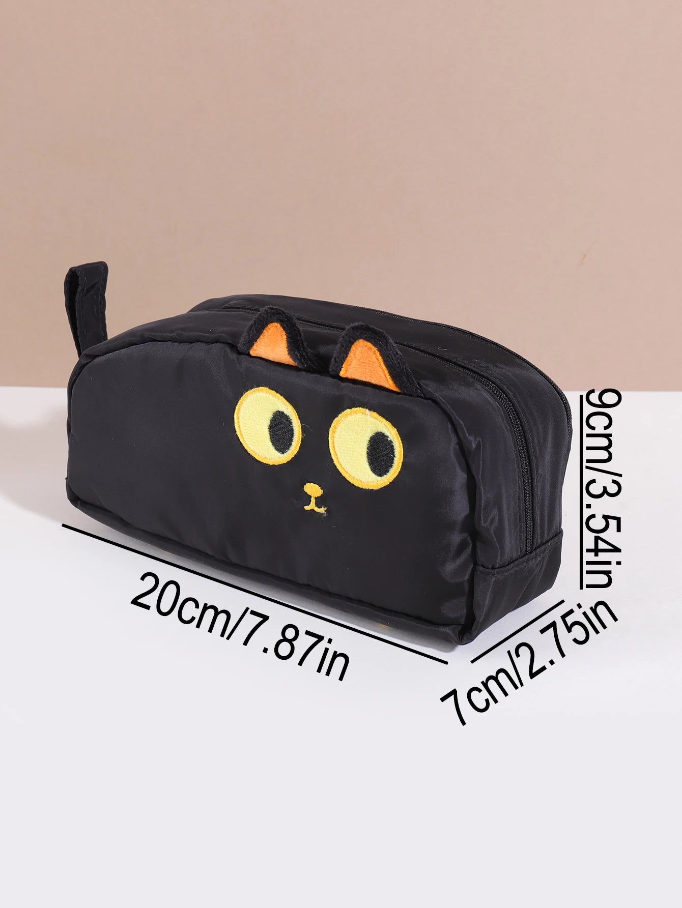 1 pc pencil case in the shape of a cute animal, cartoon-style, stylish and portable school supplies, back-to-school essentials