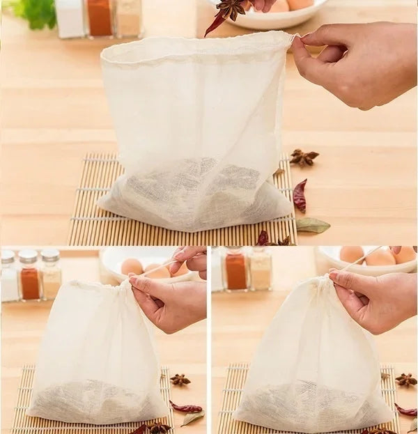 Drawstring Filter Bag Soup Bag Marinated Bag Slag Bag Kitchen Supplies Home Organization and Storage