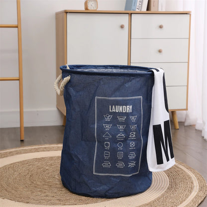 1 PC Household Portable Storage Basket Waterproof Durable Laundry Baskets Kids Toys Sundries Organizer Bucket