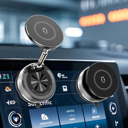 Magnetic Car Phone Holder Mount Vacuum, 360-degree Rotating for Iphone 15 14 13 12 Pro Max Phone Holders & Stands