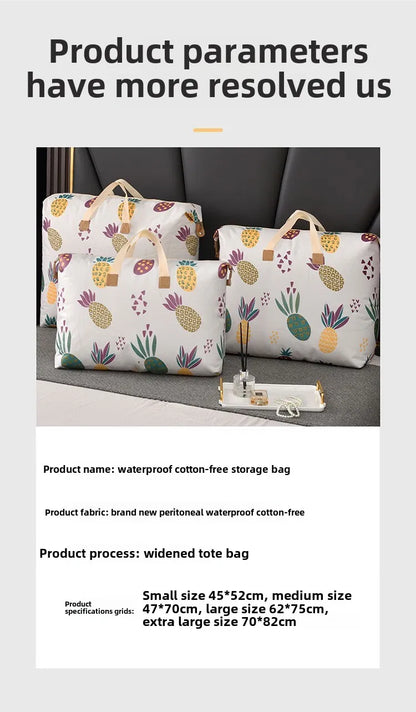 Large Capacity Multifunction Organizer Tote Bag for Clothes And Blankets Toy Storage Home Organization