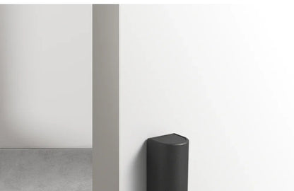 Stainless steel magnetic door stopper, gray black nail free door base, door hardware Door close prevention Door stop door closer