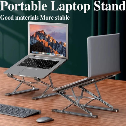 Adjustable Laptop Stand Portable Foldables Laptop Stand Ventilation And Cooling Computer Laptop Stand Tablet  Mobile Phone Stand