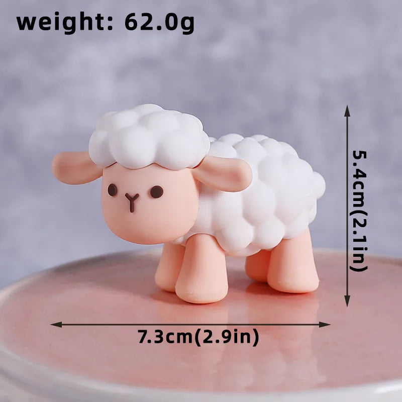 Happy Farm Cake Decoration Farm Critters Cake Topper Horse Chickens Piglet Farm Cabins Boy Girl One Birthday Cake Decorations