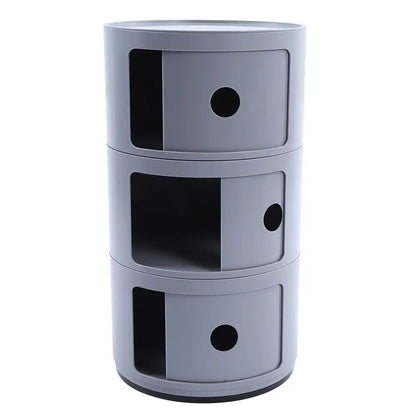 Furniture Cabinet Nightstand Bedside Cabinet Modern Furniture Bedside Cabinet Nightstand Multifunctional Circle Storage Table