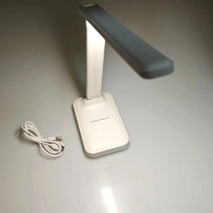 LED desktop decorative light, folding desk lamp, dormitory reading light, night light, three-level touch dimming