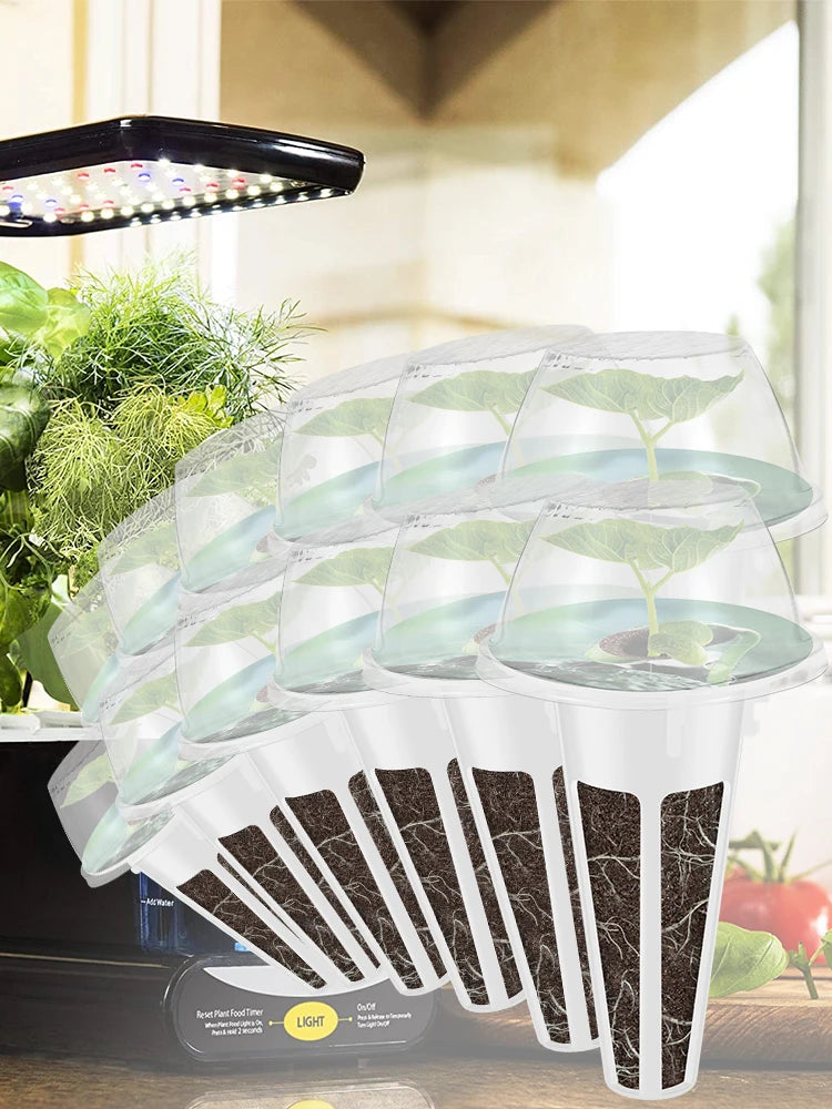 Seed Pod Kit Reusable Hydroponic Pods Kit For Aerogarden Plant-Hydroponics Soilless Grow Sponges Seed Pods Garden Plant Basket