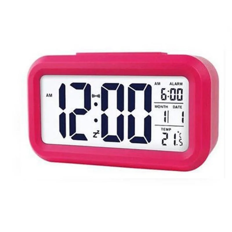 Digital LCD Alarm Clock with Calendar Thermometer alarm clock alarm clock digital desk clock