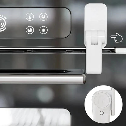 4PCS Child Safety Door Level Handle Locks Anti-open Door Security ProtectionUniversal Drawer Cabinet Refrigerator Oven Door Lock