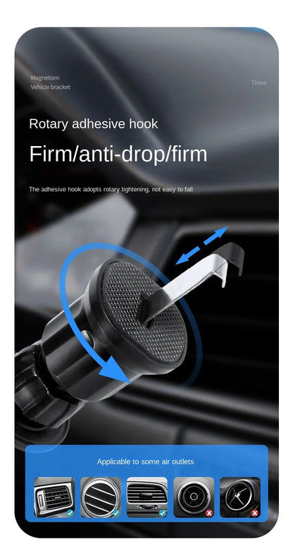 Magnetic Car Phone Holder Stand Magnet Cell Mobile Support Mount GPS Bracket Phone Holder for Car Use