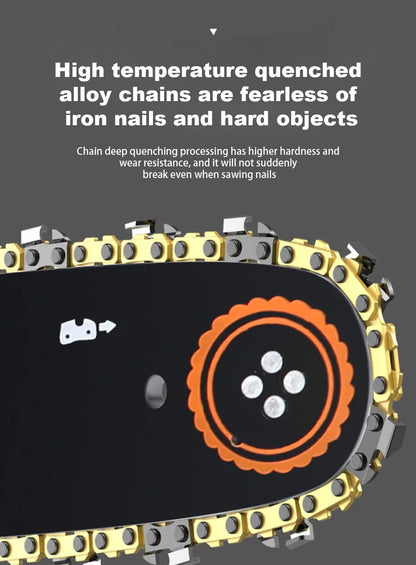 220V Plug-in Electric Saw Home Small Handheld Felling Saw Electric Chain Saw Cutting Saw Portable Electric Saw Chain Electric Sa