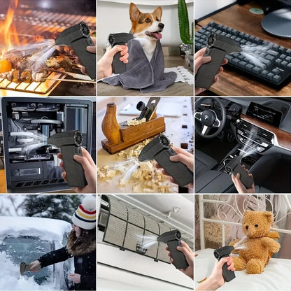 Ultra-Powerful High-Speed Air Blower  Mini Turbo Jet Fan for Quick Dust  Handy  Perfect for Home  Electronics Cleaning