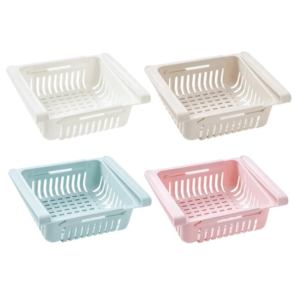 1PC Fridge Organizer Storage Drawer Plastic Storage Box Container Shelf Fruit Egg Food Storage Box Kitchen Accessories