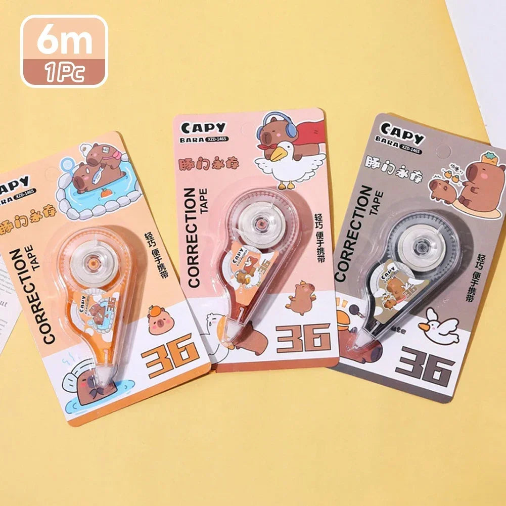 Mini White Correction Tape Multi-style Large Capacity Student Kawaii Error Correction Erasers Student School Stationery Supplies