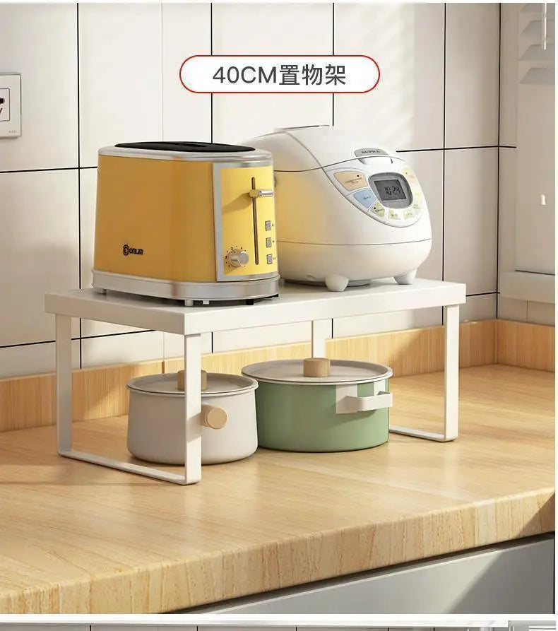 Kitchen Desktop Shelf  Layered Storage Partition Small Racks for Storing Dishes Seasonings Home Storage Holders Organization