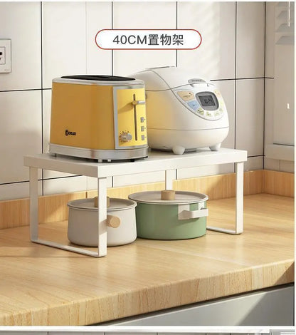 Kitchen Desktop Shelf  Layered Storage Partition Small Racks for Storing Dishes Seasonings Home Storage Holders Organization
