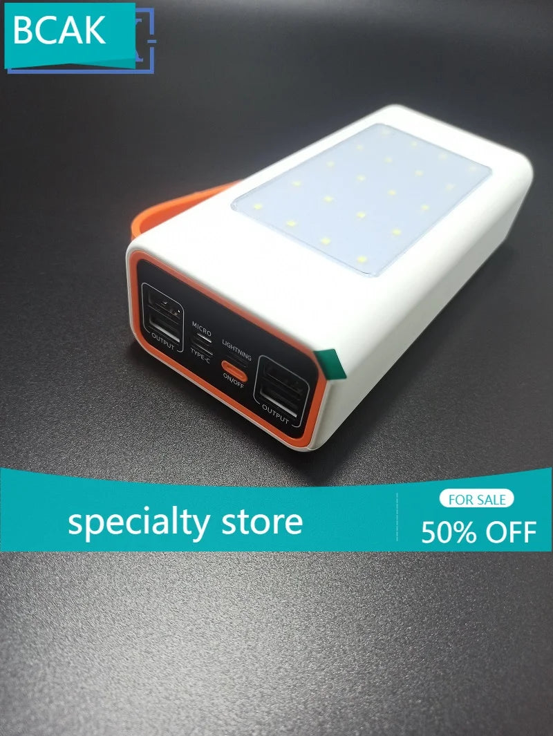 BCAK /Hot  style  500000mah 100000mah 200000mah 300000mah Upgraded Version Super power bank fast charge with LED Large Capacity