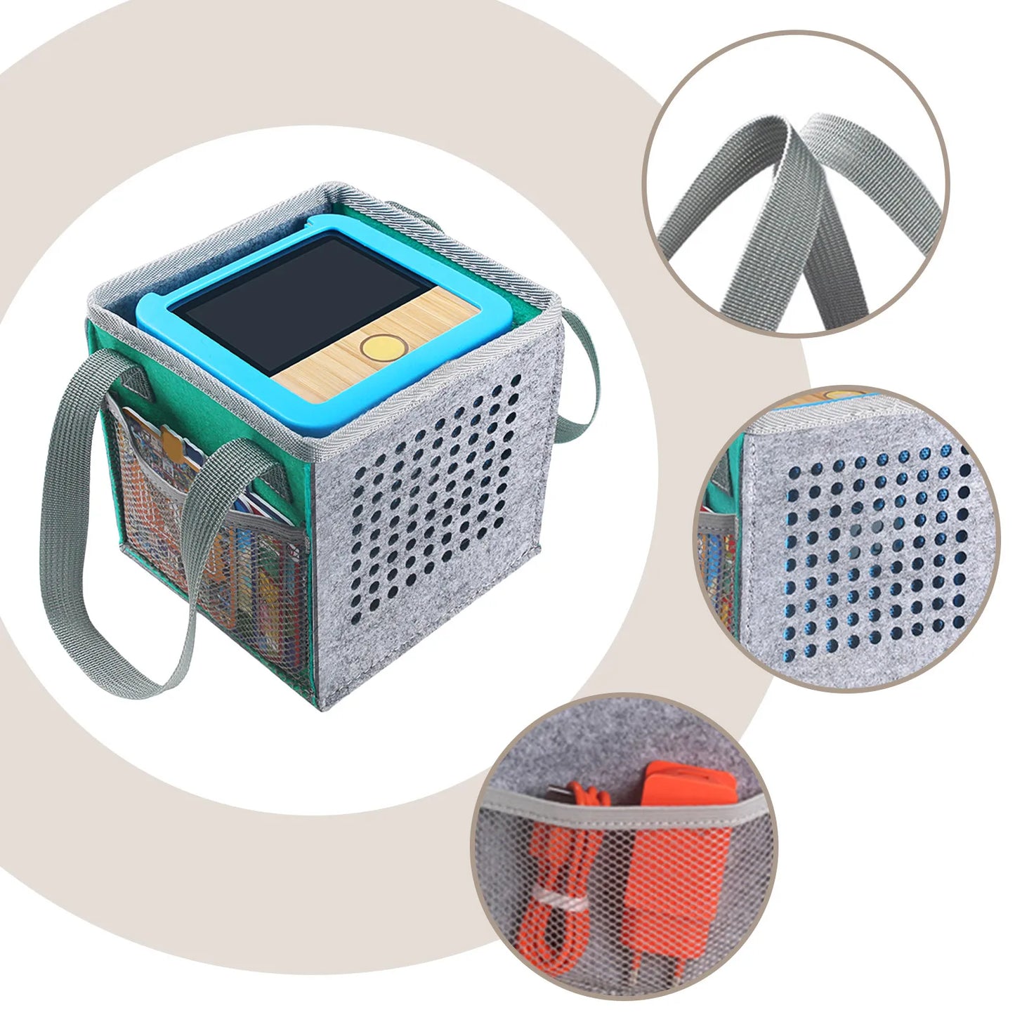 Bag For Tigermedia TigerboxTouch Streaming Box Music Box Organiser For Tiger Box Media Streaming Musical Storage Box