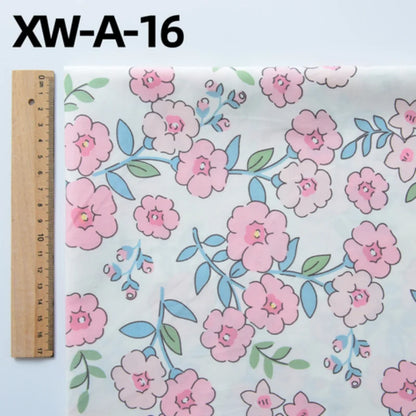Fabric cotton handmade diy bedding flowers garden flowers pure cotton printing fabric twill cotton fabric sewing
