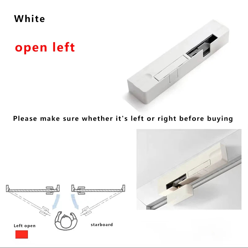 Door Damping Buffer Wooden Door Flat Outward Opening Invisible Door Home Closing Silent Hydraulic Door Closer Anti-pinch