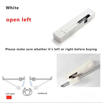 Door Damping Buffer Wooden Door Flat Outward Opening Invisible Door Home Closing Silent Hydraulic Door Closer Anti-pinch