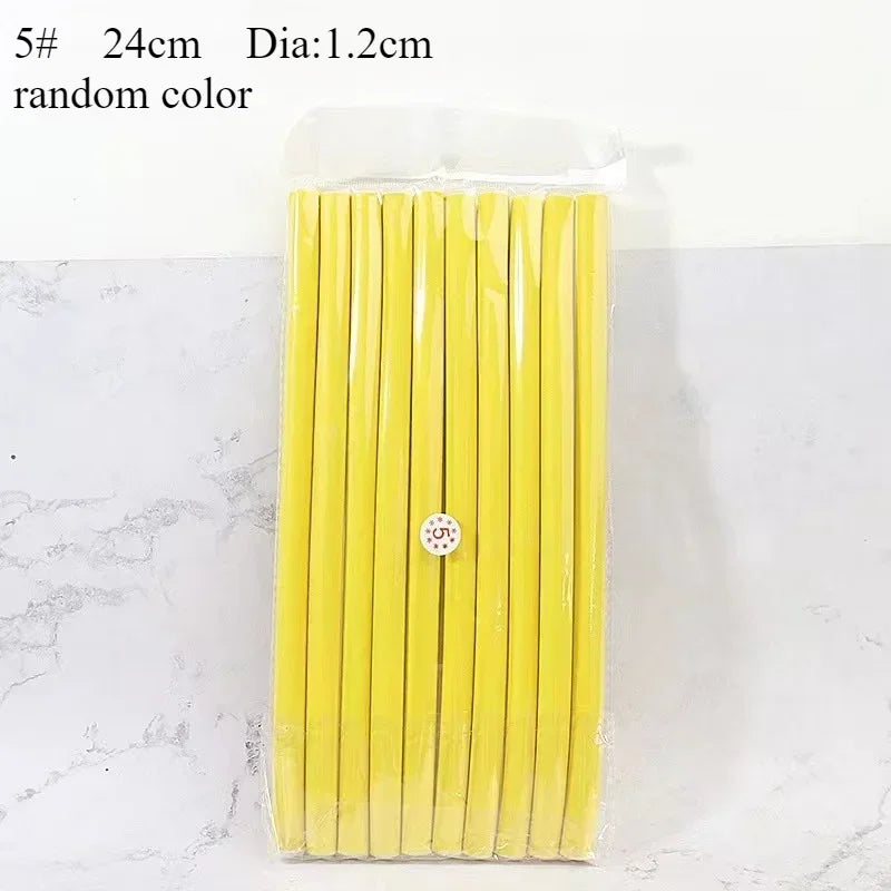 20pcs Flexible Hair Curling Rod Hair Curler Makers Soft Foam Bendy Twist Curls Flexi Rollers Styling Tools Hair Roller