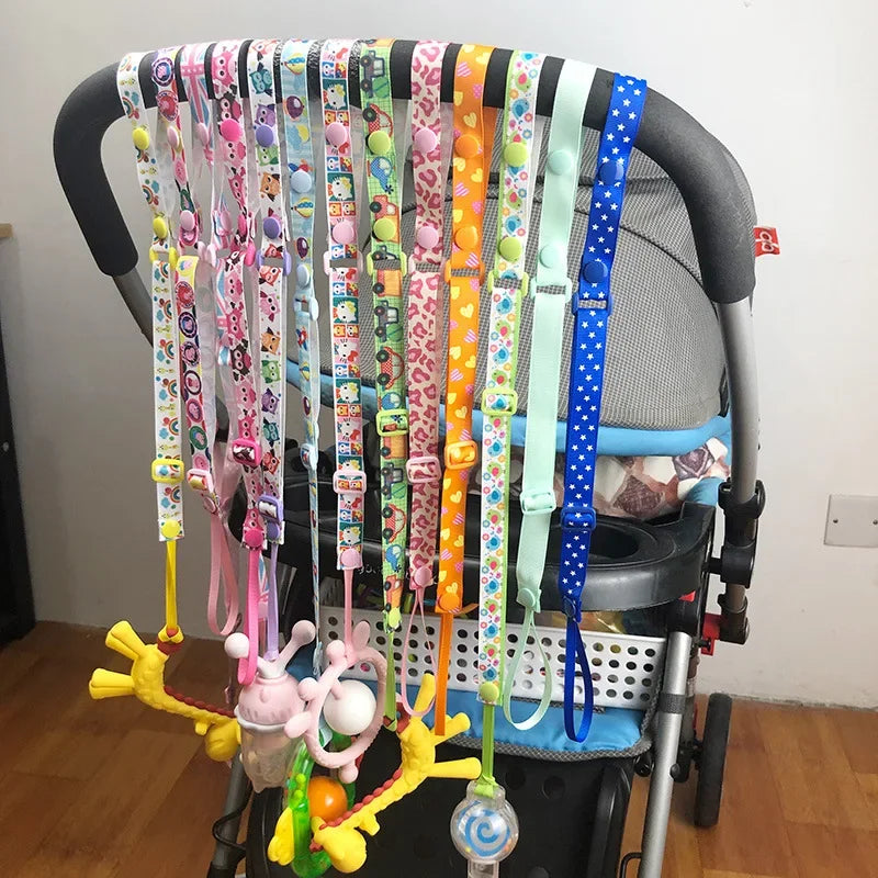Baby Anti-Drop Hanger Belt Holder Toys Stroller Strap Fixed Car Pacifier Chain High Quality for Baby Supplies