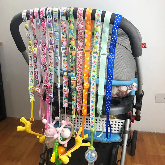 Baby Anti-Drop Hanger Belt Holder Toys Stroller Strap Fixed Car Pacifier Chain High Quality for Baby Supplies